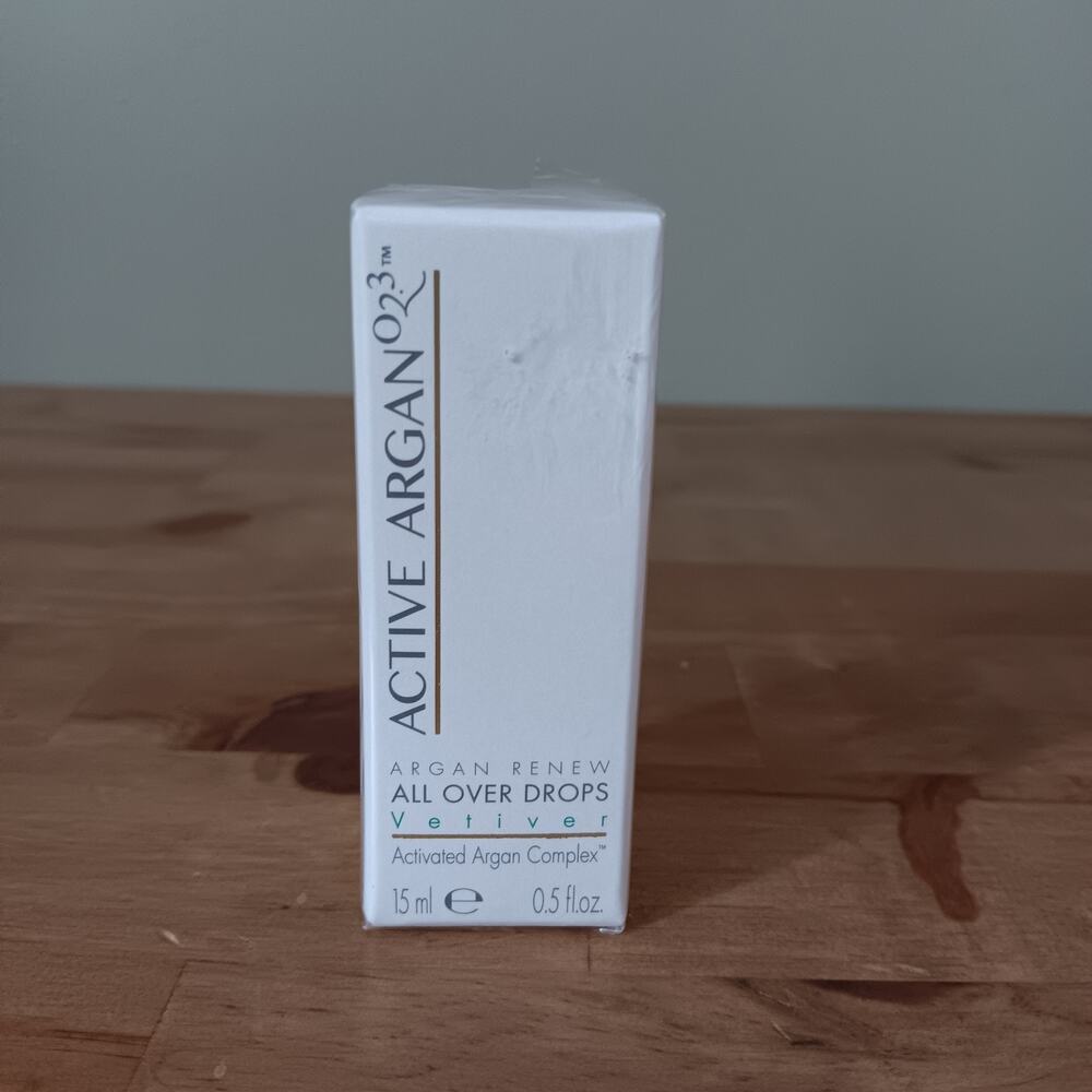Active Argan 02.3 Renew All Over Drops Face Body & Hair 0.5 FL OZ Anti-Aging
